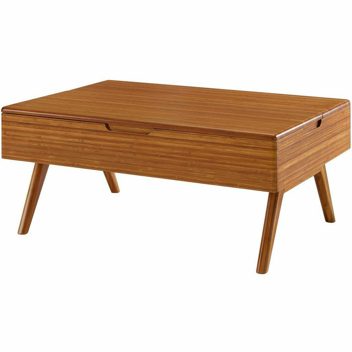 Greenington Rhody Lift Top Bamboo Coffee Table, Amber