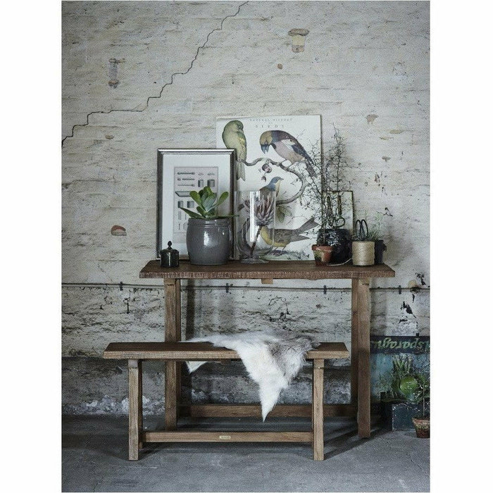 Sika-Design Teak Lucas Recycled Wood Desk, Natural, Indoor-Desks-Sika Design-Heaven's Gate Home, LLC