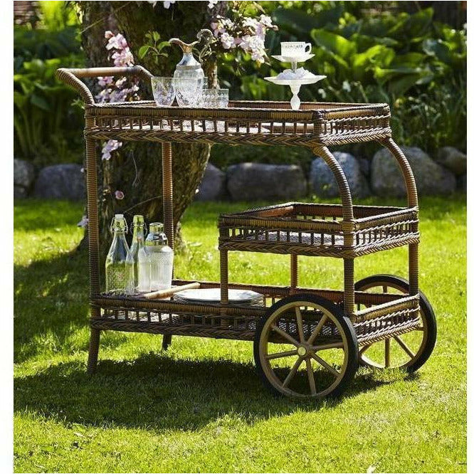 Sika-Design Georgia Garden James Trolley, Antique, Outdoor-Bar Carts-Sika Design-Antique-Heaven's Gate Home, LLC