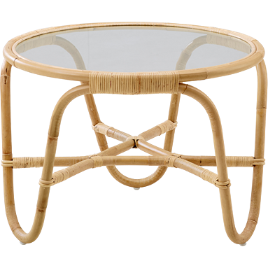 Sika-Design Icons Charlottenborg Table w/ Glass, Indoor-Tables-Sika Design-Natural-Heaven's Gate Home, LLC