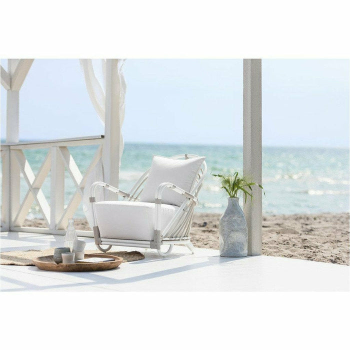 Sika Design Exterior Arne Jacobsen Charlottenborg Chair w/ Cushion, Outdoor-Lounge Chairs-Sika Design-Heaven's Gate Home, LLC