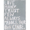 Sugarboo & Co. Paddle Your Own Canoe Art Print