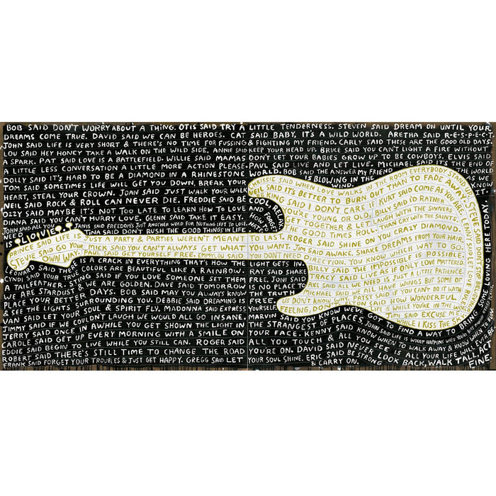 Sugarboo & Co. Legends Chartreuse, Black Background, Art Print