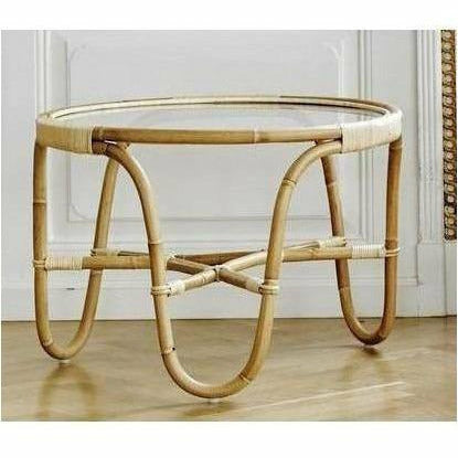 Sika-Design Icons Charlottenborg Table w/ Glass, Indoor-Tables-Sika Design-Natural-Heaven's Gate Home, LLC