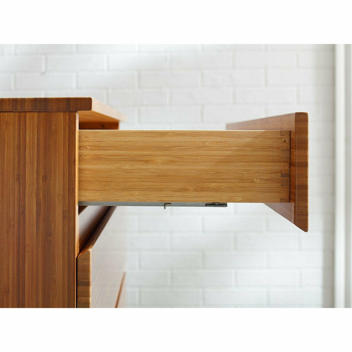 Greenington Ventura Solid Moso Bamboo 4 Drawer High Chest, Amber