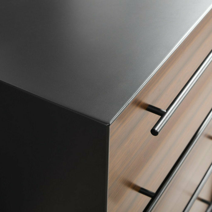 Greenington Park Avenue Solid Moso Bamboo 4 Drawer High Chest, Ruby