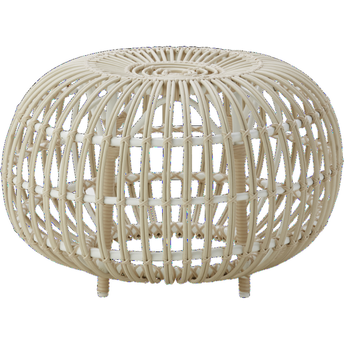 Sika-Design Exterior Franco Albini Ottoman, Outdoor-Ottomans-Sika Design-White-Small-Heaven's Gate Home, LLC