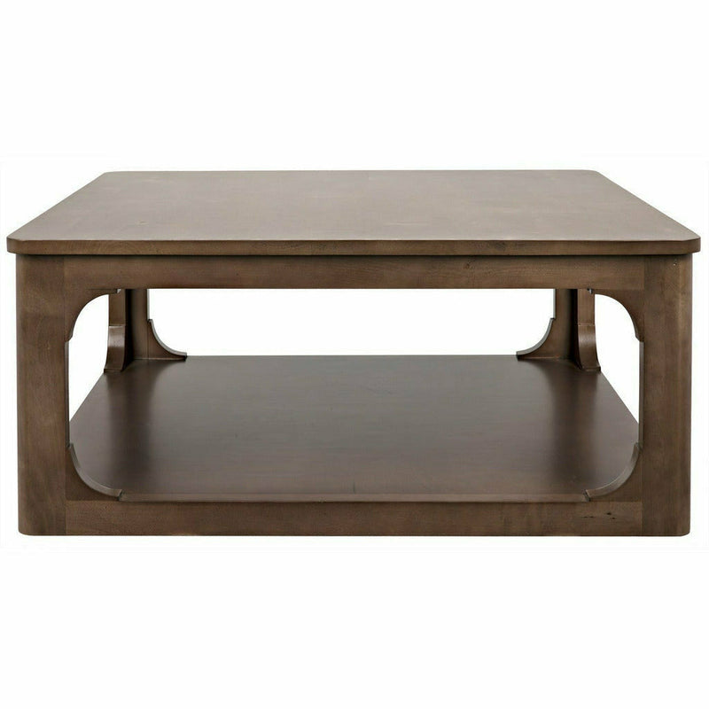 CFC Gimso Reclaimed Alder Wood Square Coffee Table, Tawny, 40