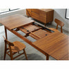 Greenington Erikka Solid Bamboo Double-Leaves Extensible Dining Table, Amber