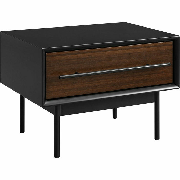Greenington Park Avenue Solid Moso Bamboo 1 Drawer Nightstand, Ruby
