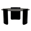 Noir Thor Coffee Table, Black Steel, 36"