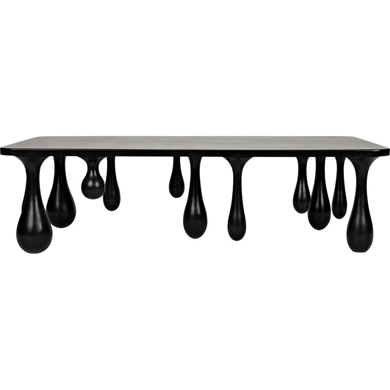 Primary vendor image of Noir Drop Coffee Table, Hand Rubbed Black - Mahogany & Veneer, 33