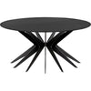 Primary vendor image of Noir Spider Coffee Table, Black Metal - Industrial Steel, 40"