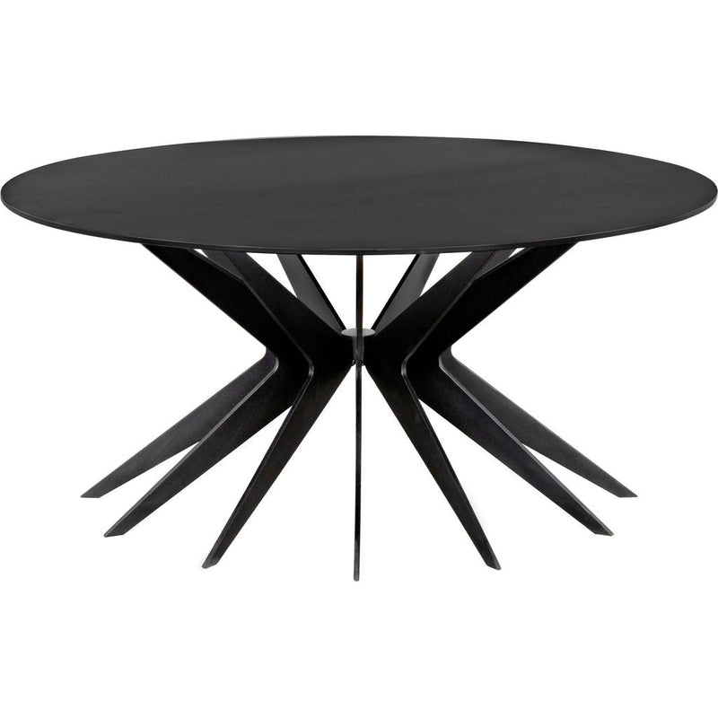 Primary vendor image of Noir Spider Coffee Table, Black Metal - Industrial Steel, 40