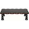 Noir Lilly Coffee Table, Pale - Mahogany, 32"