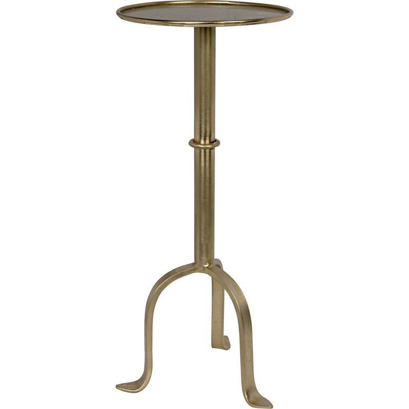 Primary vendor image of Noir Tini Side Table, Metal w/ Brass Finish, 10
