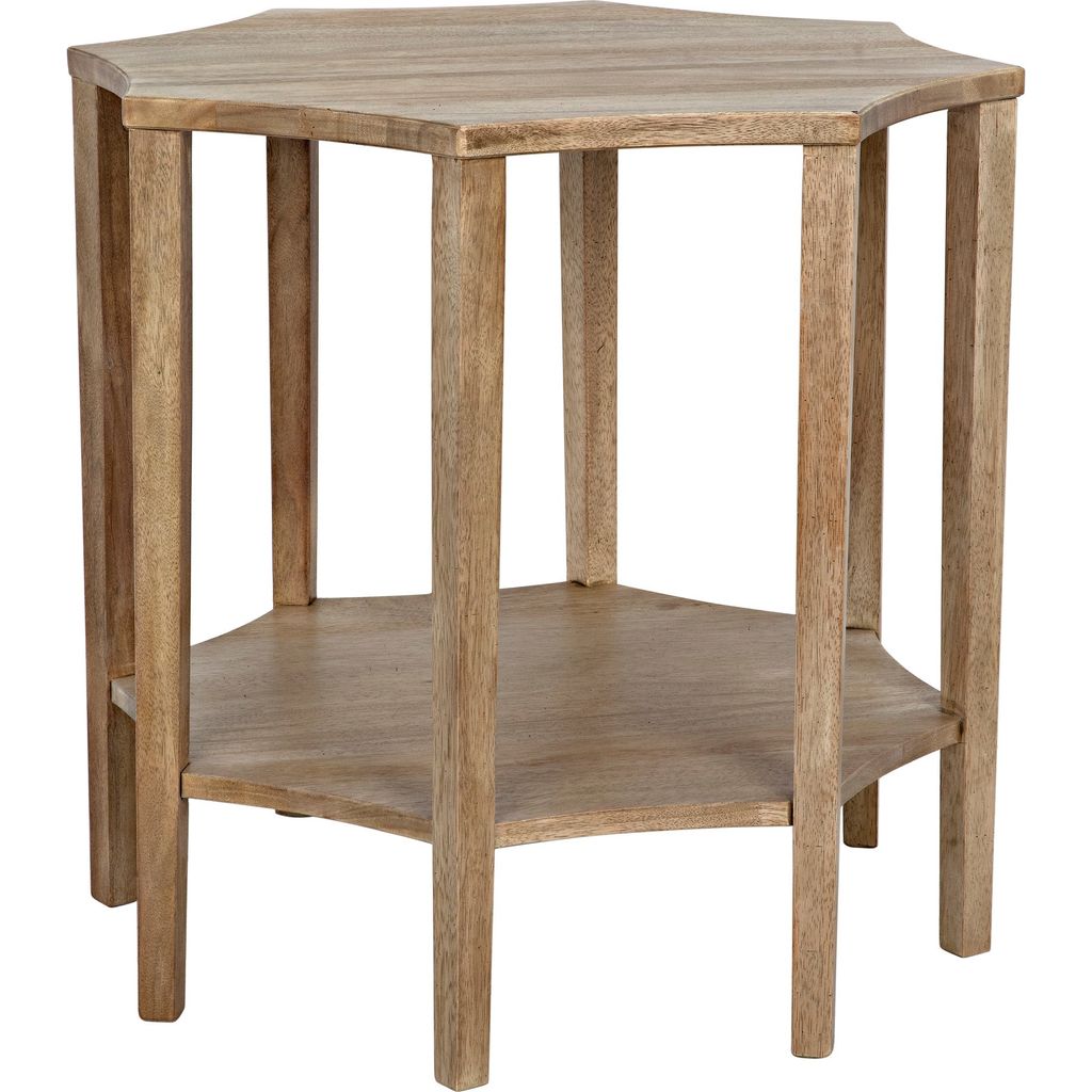 Primary vendor image of Noir Ariana Side Table, Washed Walnut, 30"