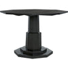 Noir Octagon Table, Pale - Mahogany & Veneer, 45"