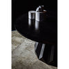 Noir Brosche Dining Table, Hand Rubbed Black - Mahogany & Veneer, 60"