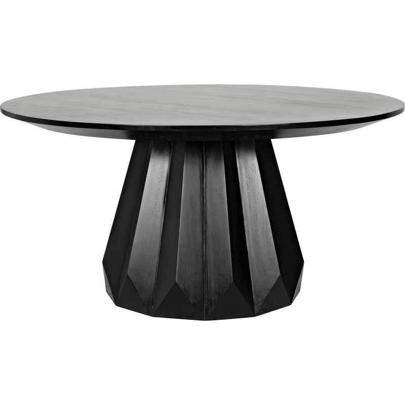 Primary vendor image of Noir Brosche Dining Table, Hand Rubbed Black - Mahogany & Veneer, 60