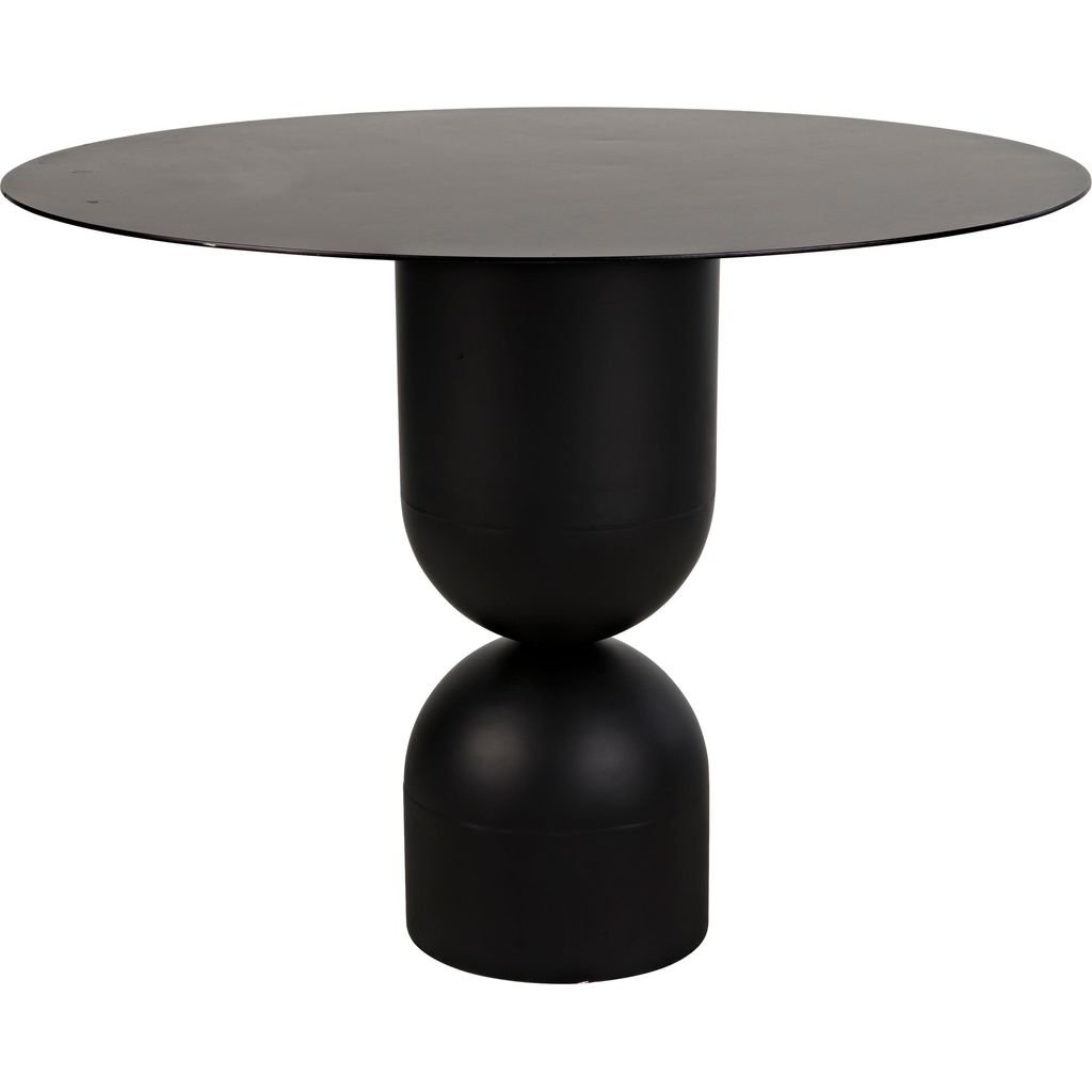 Primary vendor image of Noir Wanda Dining Table, Black Steel, 39.5"