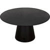 Noir Vesuvius Dining Table, Black Steel, 59"