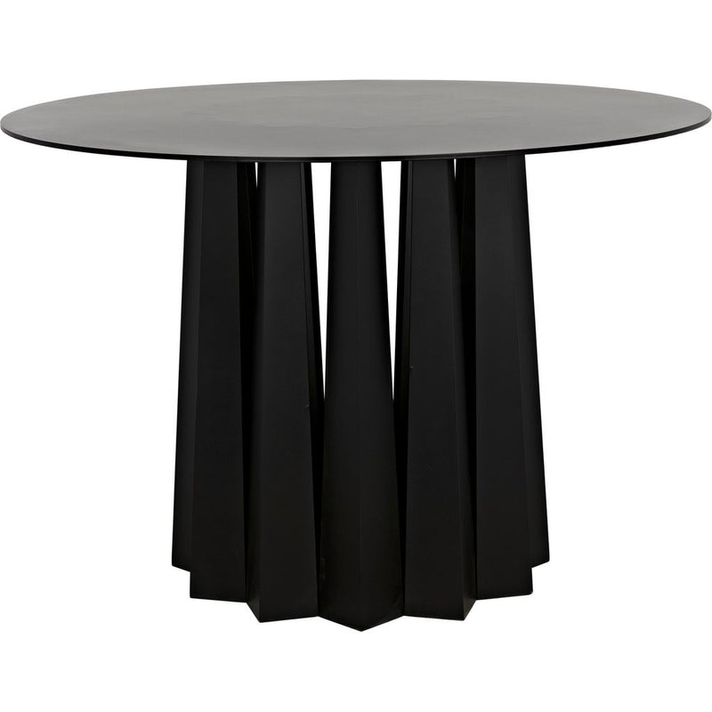 Primary vendor image of Noir Column Dining Table, Black Steel, 44