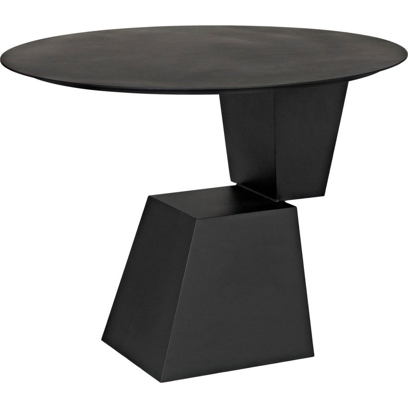 Primary vendor image of Noir Round Pieta Table, Black Steel, 39