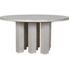 Noir Resistance Dining Table, White Wash - Mahogany, 60"
