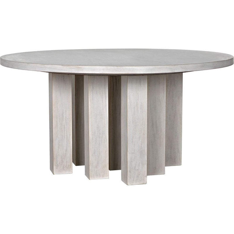 Primary vendor image of Noir Resistance Dining Table, White Wash - Mahogany, 60