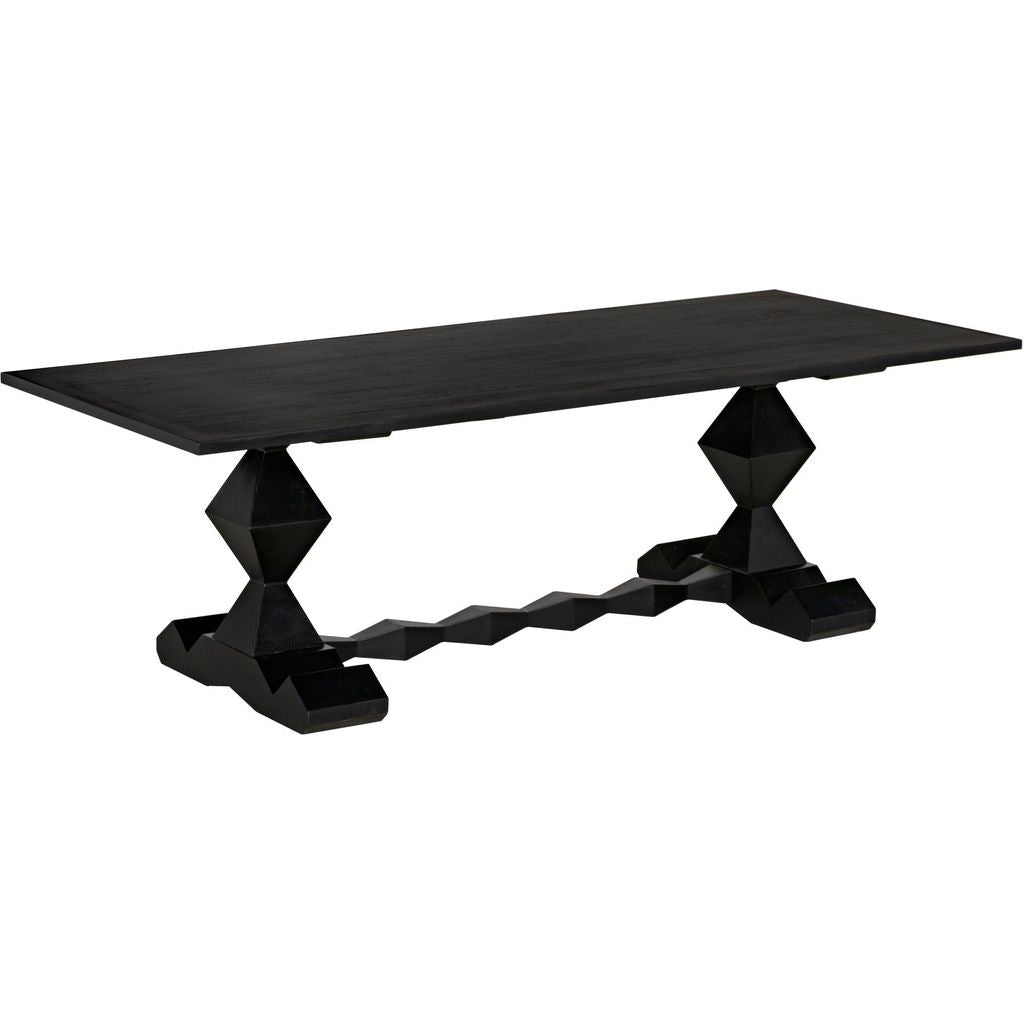 Primary vendor image of Noir Madeira Dining Table, Hand Rubbed Black - Mahogany, 40"