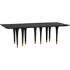 Primary vendor image of Noir Romeo Dining Table, Hand Rubbed Black - Mahogany, 42"