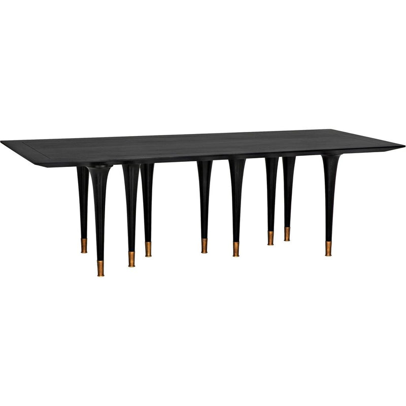 Primary vendor image of Noir Romeo Dining Table, Hand Rubbed Black - Mahogany, 42