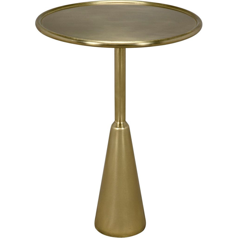 Primary vendor image of Noir Hiro Side Table, Metal w/ Brass Finish, 17