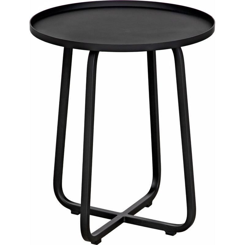Primary vendor image of Noir Kimana Side Table, Black Steel, 20.5