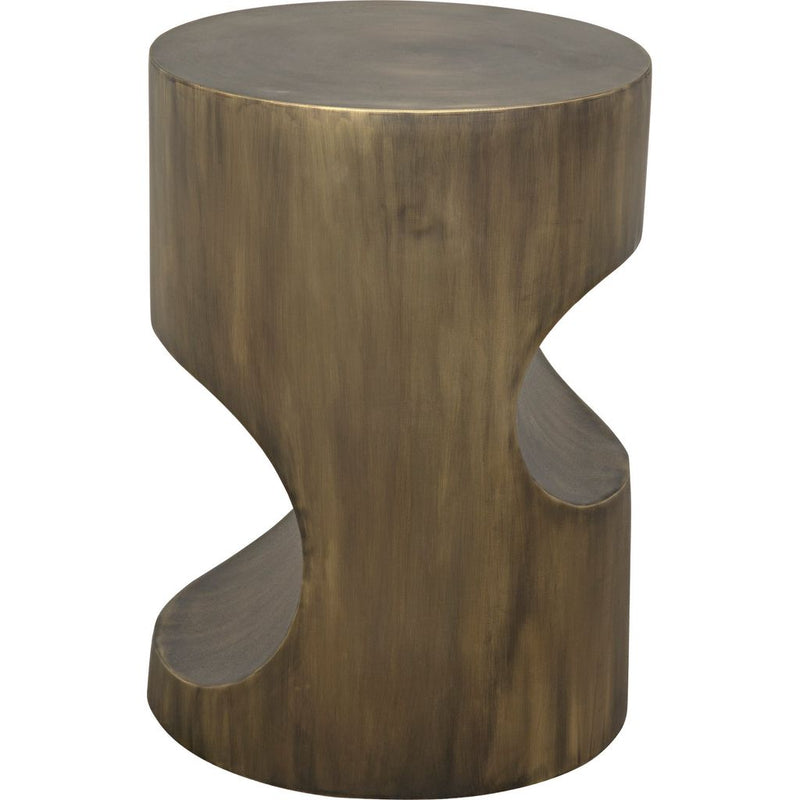 Primary vendor image of Noir Margo Side Table, Steel w/ Aged Brass Finish, 14