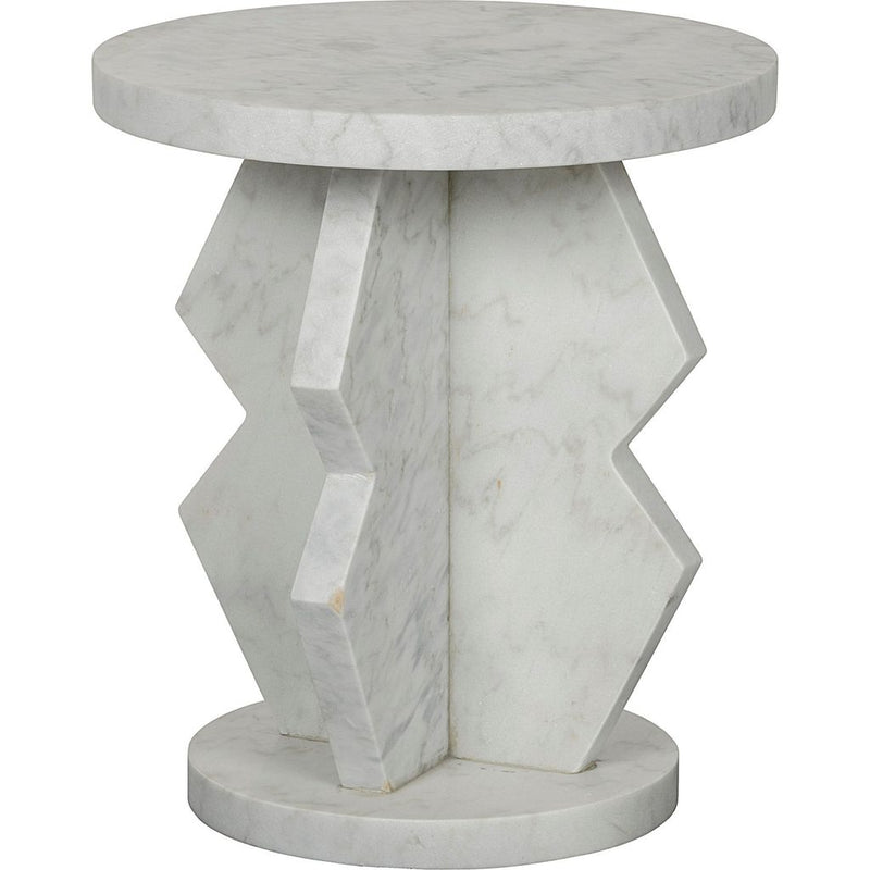 Primary vendor image of Noir Belasco Side Table - Bianco Crown Marble, 20