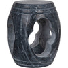 Primary vendor image of Noir Legend Side Table/Stool - Night Snow Marble, 13.5"