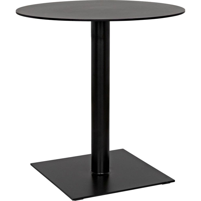 Primary vendor image of Noir Mies Side Table, Black Steel - Cast Iron, 26"