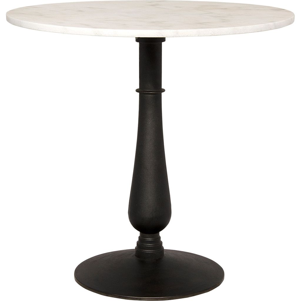 Primary vendor image of Noir Cobus Side Table - Cast Iron & Bianco Crown Marble, 30"