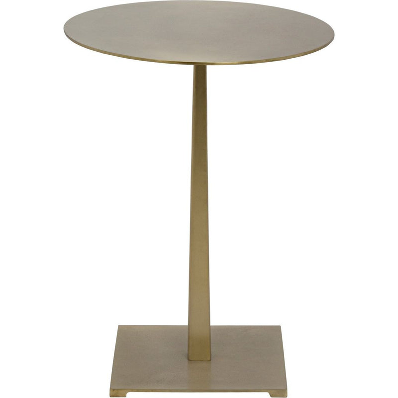 Primary vendor image of Noir Stiletto Side Table, Metal w/ Brass Finish, 15