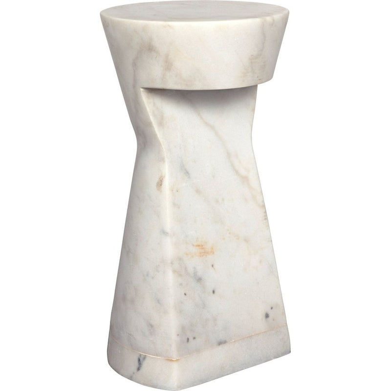 Primary vendor image of Noir Omon Side Table - Bianco Crown Marble, 12.5