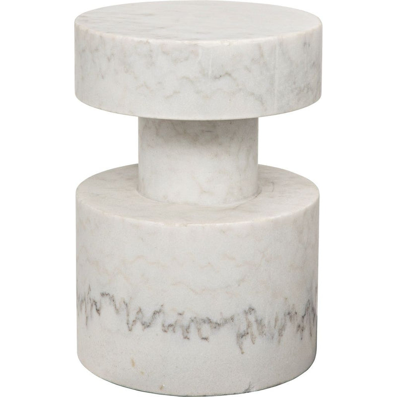 Primary vendor image of Noir Mamud Side Table - Bianco Crown Marble, 13