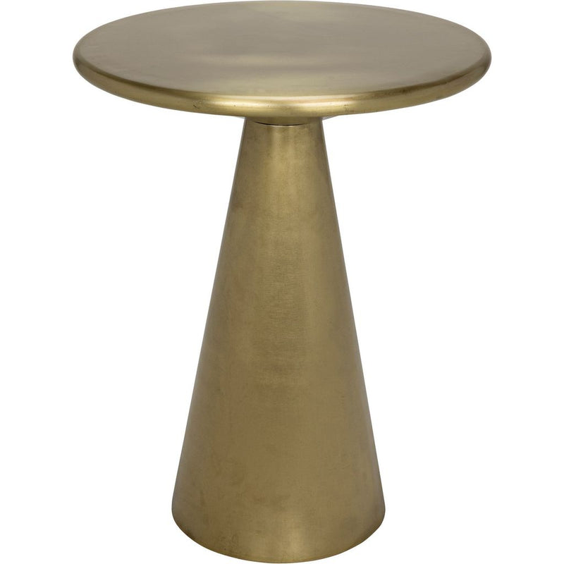 Primary vendor image of Noir Cassia Side Table, Metal w/ Brass Finish, 15.5