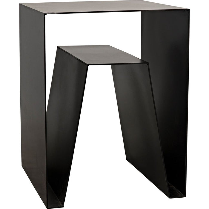 Primary vendor image of Noir Quintin Side Table, Black Steel, 17.5"