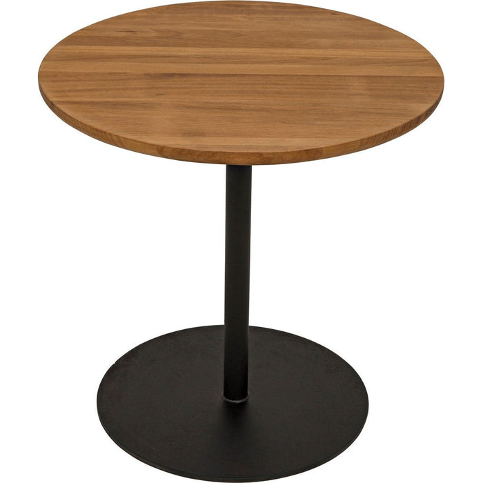 Primary vendor image of Noir Ford Small Side Table, Gold Teak w/ Steel Base, 20"