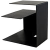Noir Solo Side Table, Black Steel, 23.5"