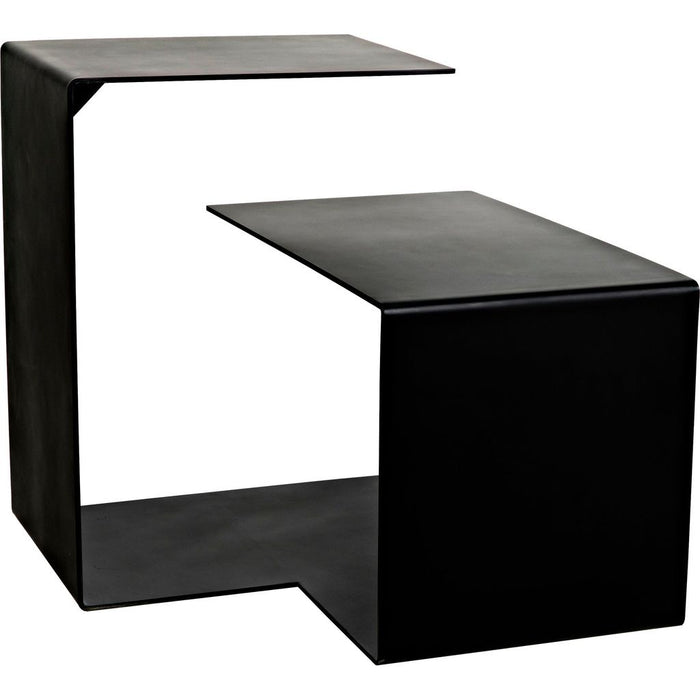 Primary vendor image of Noir Solo Side Table, Black Steel, 23.5"