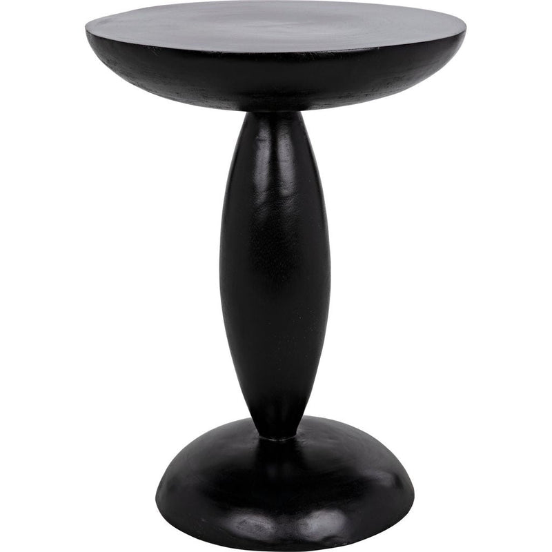 Primary vendor image of Noir Adonis Side Table, Hand Rubbed Black - Mahogany & Veneer, 18