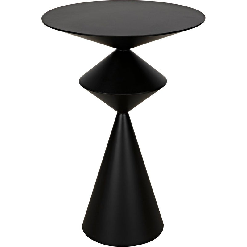Primary vendor image of Noir Zasa Side Table, Black Steel, 18